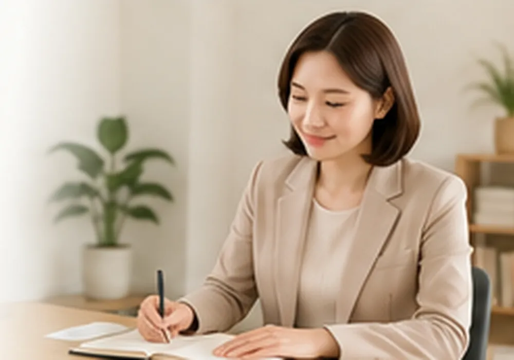 관계와 변화에서 반복되는 어려움을 상담에서 함께 정리하는 장면
